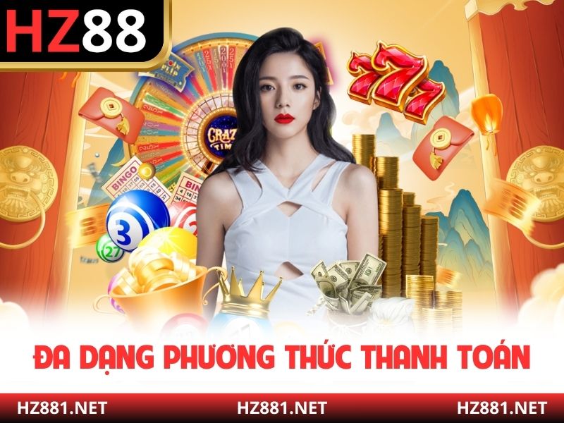 Đa dạng phương thức thanh toán