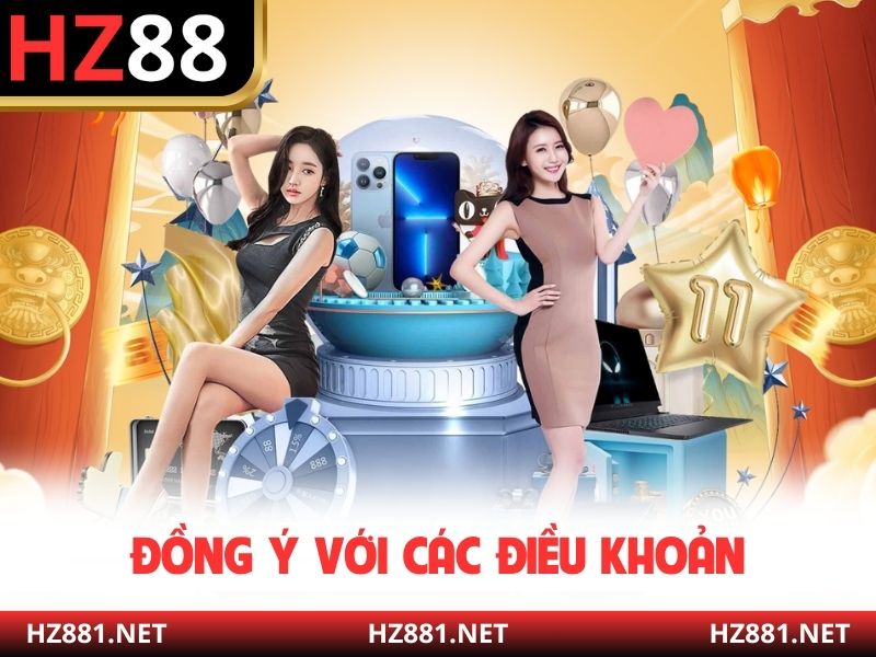 Đồng ý với các điều khoản