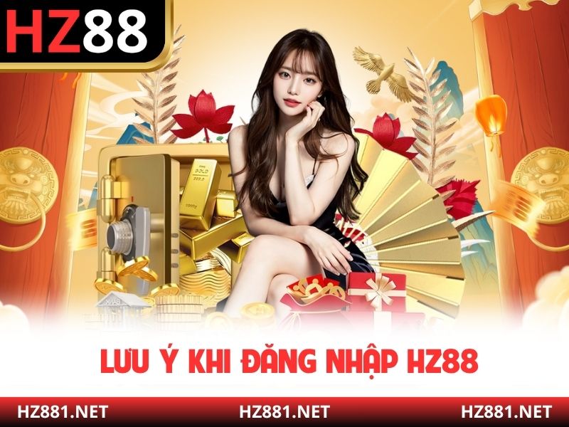 Lưu ý khi đăng nhập HZ88