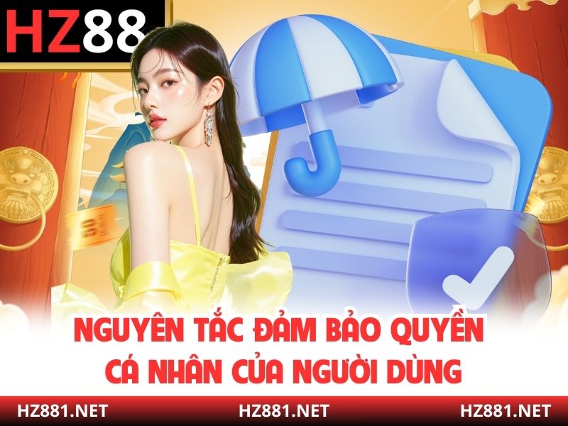 Nguyên tắc đảm bảo quyền cá nhân của người dùng